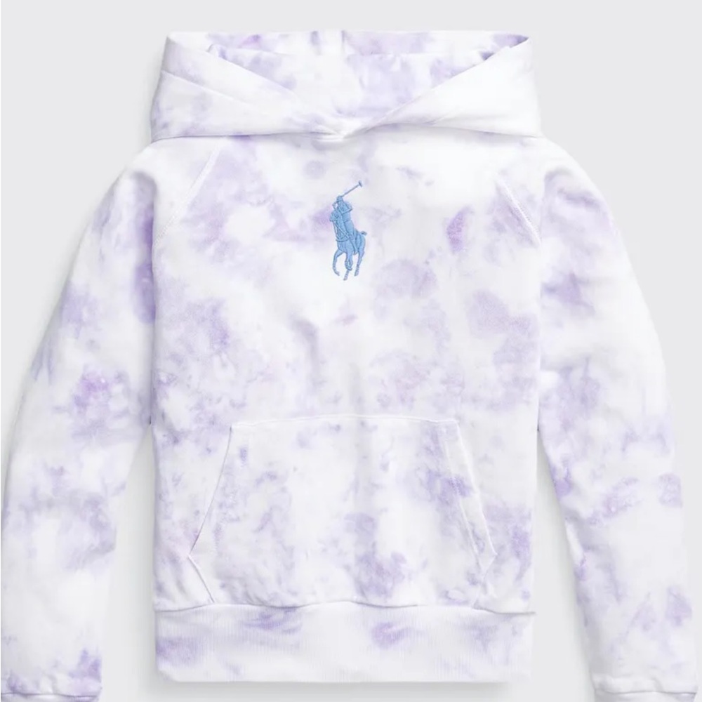 Ralph Lauren girls large pony tie-dye sweatshirt size 3T